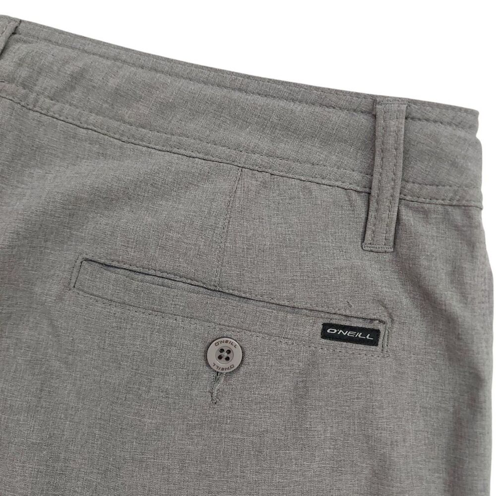 O'Neill Hybrid Shorts Mens 32 Gray Stretch Quick Dry Surf Casual Beach Travel - Picture 5 of 11